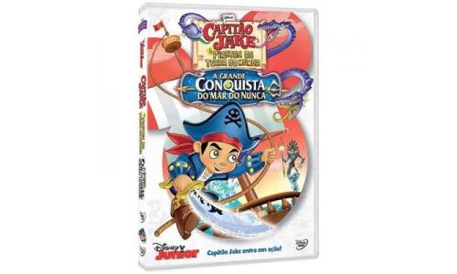 DVD Capit�o Jake E Os Piratas Da Terra Do Nunca A Grande Conquista Do Mar